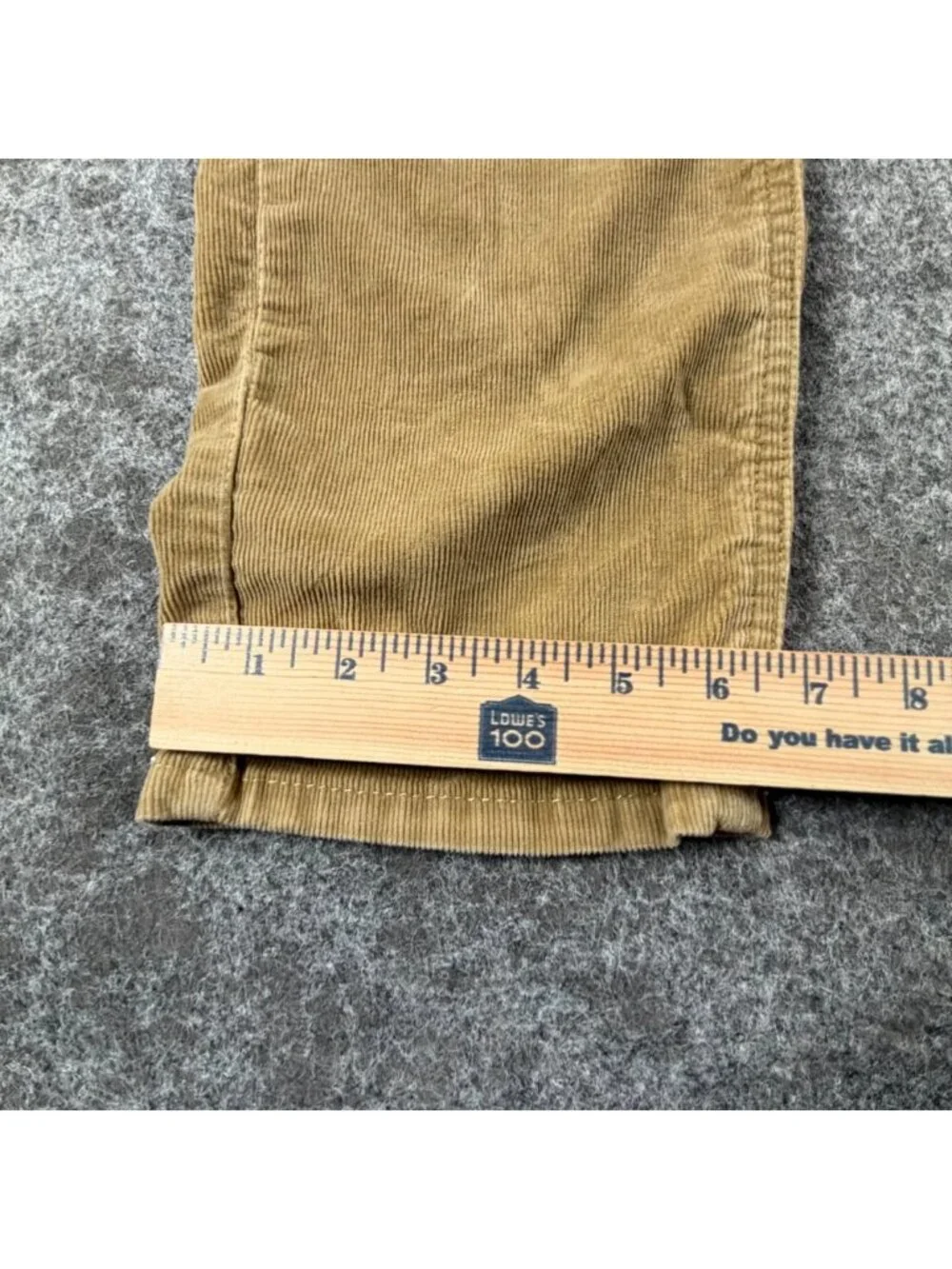 Vintage Levi's 541 Athletic Taper Corduroy Pants Mens 30x30 Tan Stretch Low Rise